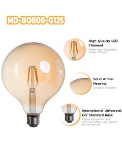 MODI LED Bulb Edison Vintage 8W Warm White 175X125 millimeter 1 pcs  - Image 2