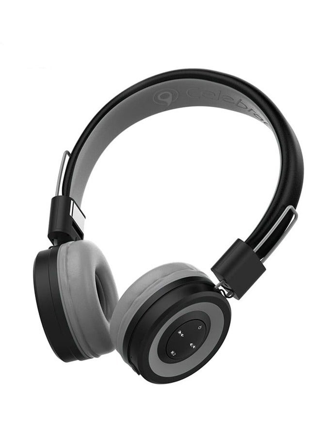 سليبرات سماعة رأس مزوّدة ببلوتوث تثبت على الأذن رمادي/ أسود - Image 2