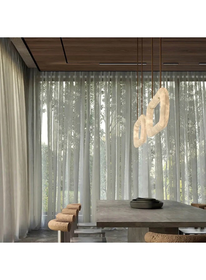 Marble Ring Chandelier  - Image 5