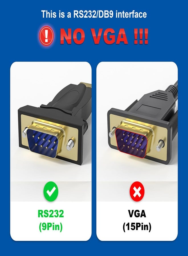 OIKWAN كابل OIKWAN USB إلى RS232 تسلسلي DB9 ذكر، عبوة 2 - Image 2