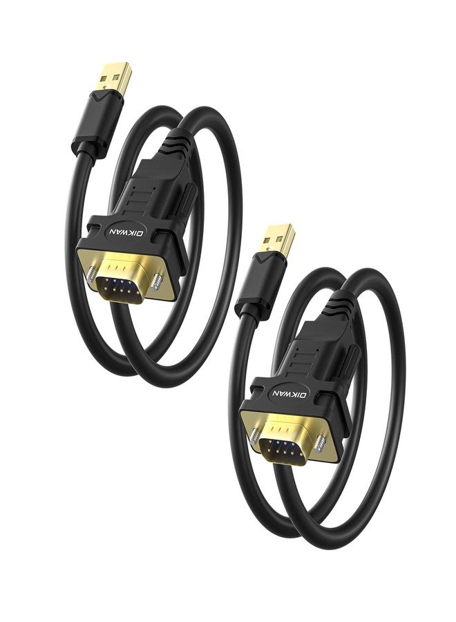 OIKWAN كابل OIKWAN USB إلى RS232 تسلسلي DB9 ذكر، عبوة 2 - Image 1