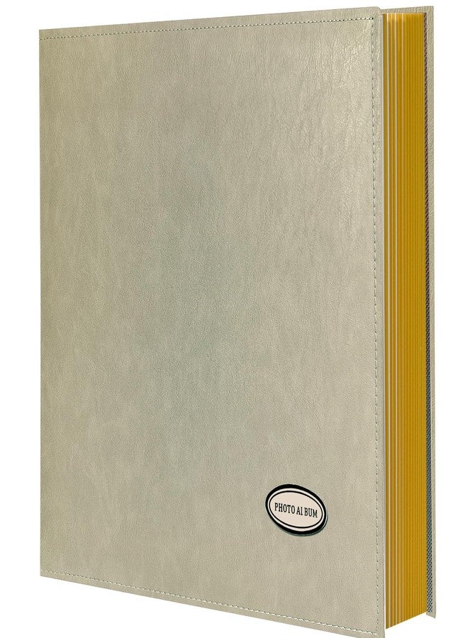 Zoview Self-Adhesive Photo Album, Dust-free, glue free and waterproof Scrapbook Album, Family album, Leather Cover, Hand Made DIY Albums Holds 3x5, 4x6, 5x7, 6x8,8x10 photos (Oatmeal, Large) - Image 1