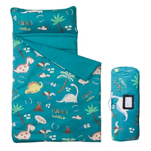 MORAIS Toddler Nap Mat with Pillow and Blanket 52 x 20 Lightweight and Soft Nap Mats for Preschool Daycare Travel Sleeping Bags - Image 1