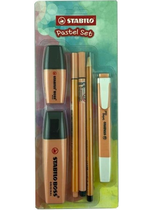 STABILO Single Color Pastel Set of 6 Orange 70-126-6  - Image 1