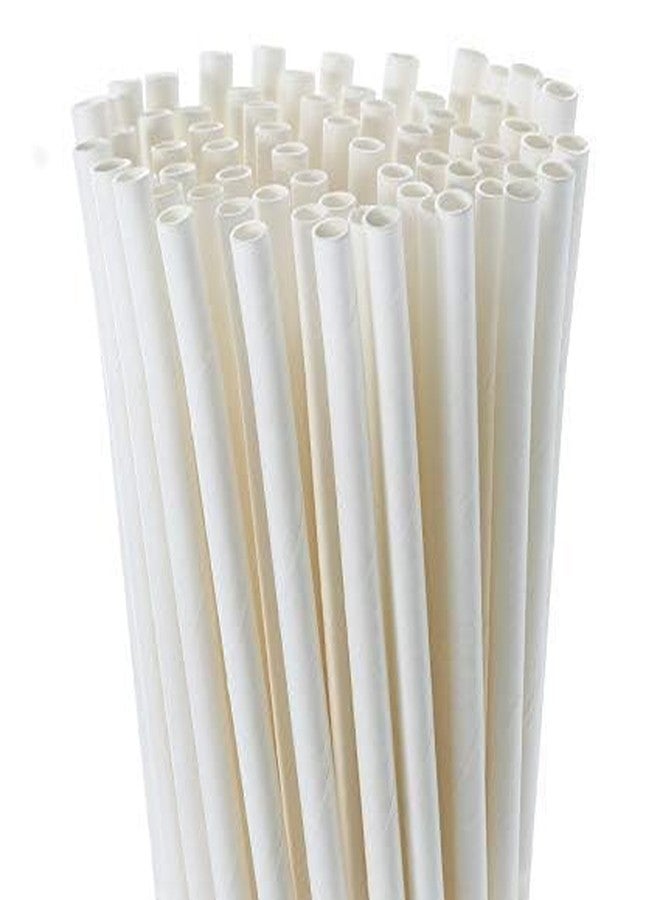 GRACE PAPER GLASS قشات ورقية من جريس، 8 مم، عبوة من 100 قشة ورقية قابلة للتحلل الحيوي | قشات شرب صديقة للبيئة، قابلة للتحلل، مستدامة، للاستخدام مرة واحدة | قشات بيضاء غير قابلة للثني للمشروبات الباردة والعصائر (8 مم) - Image 2