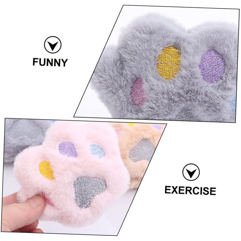 6Pcs Plush Cat Chew Toys with Cartoon Design for Active Play Exercise and Natural Instincts - Image 3
