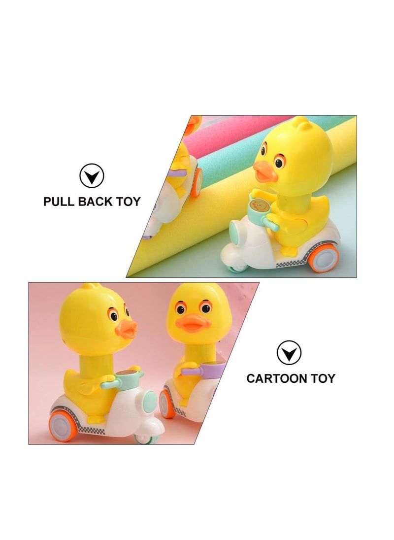 MUMS PLANET 3 in 1 Kids Toys Yellow Duck Toy Press type Motorcycle Toys-Children's games  - Image 4