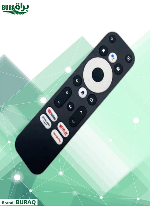 التحكم عن بعد الصوت متوافق مع Geepas M-Echo KM2 / KM2Plus TV التحكم عن بُعد