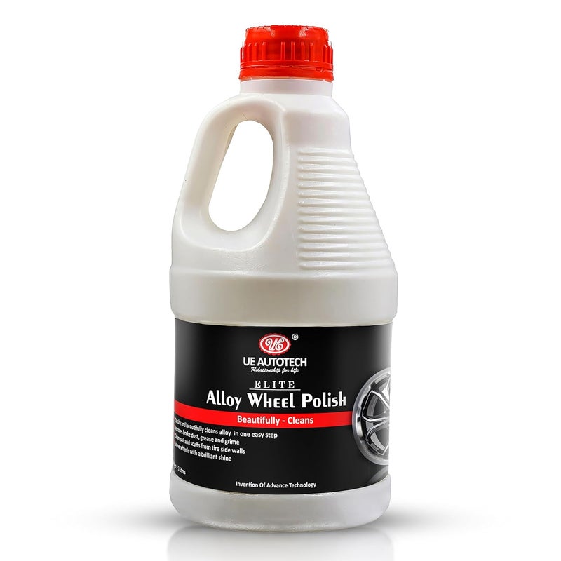 UE Elite Alloy Wheel Cleaner Renews Shine Sparkle Metals Removing Surface Rust Stains Oxidation Water Spots Corrosion Tarnish 1 Liter - Image 1