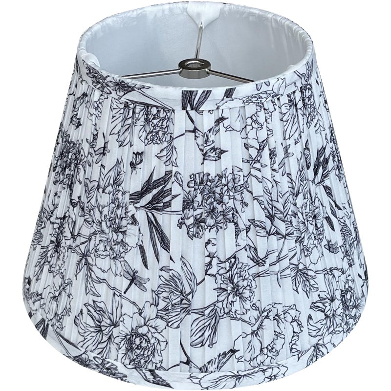 TooToo Star TOOTO STAR Small Pleated Lamp Shade 6x10x75inch Print Lamp Shade for Table Lamps Floor Lamps and Pendant Lamps Spider Fitter - Image 2