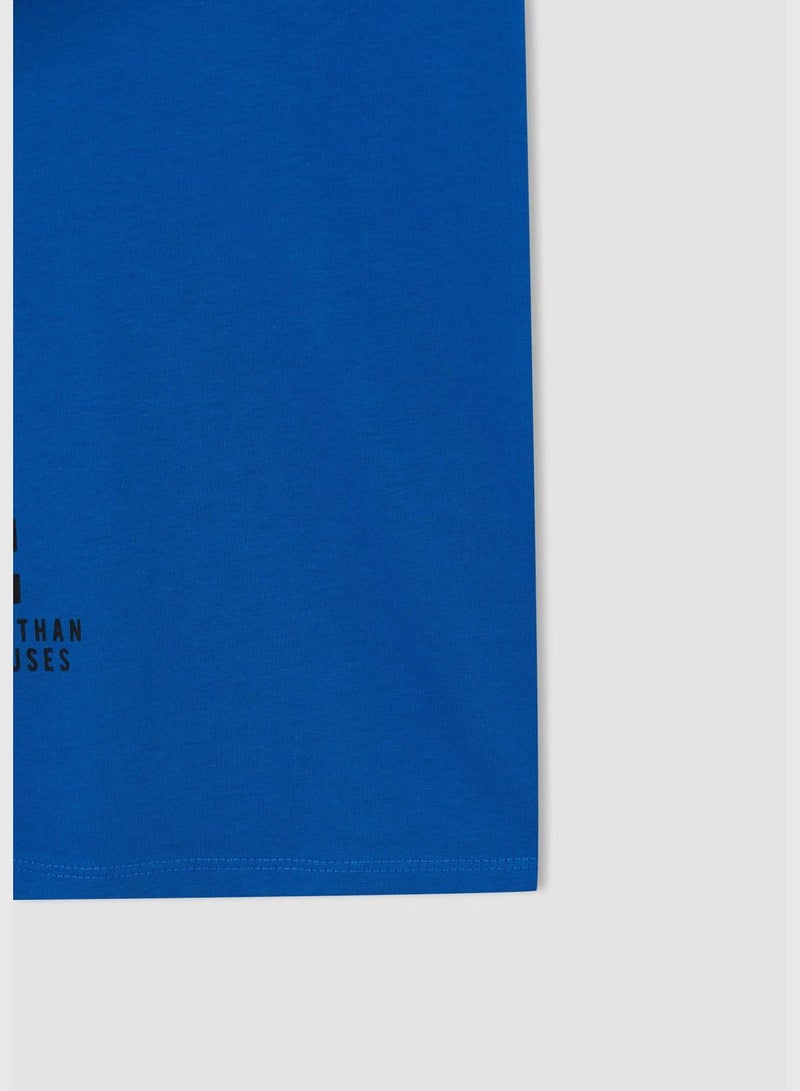 DeFacto Regular Fit Sleeveless Slogan Print Vest  - Image 4