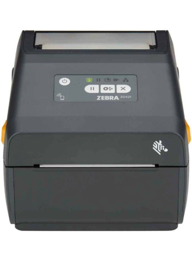 Zebra ZD421 Label Barcode Printer, 8 Dots/mm (203 DPI), 104mm Maximum Print Width, 256 MB Memory, 512 MB eMMC, Bluetooth, USB Connectivity, Black | ZD4A042-30EM00EZ - Image 2