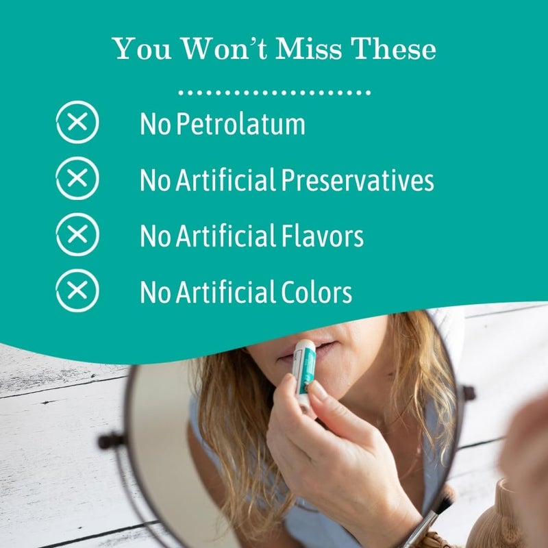 Earth Mama Medicated Herbal Lip Balm | Organic Lip Balm with Menthol for Fever Blister & Cold Sore | Refreshing Menthol Mint Lip Care, 0.15 oz - Image 3