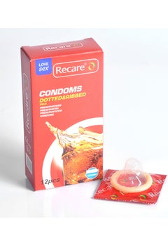 Recare Colorful Fruit Flavored Condoms (12 Count)  - Image 1