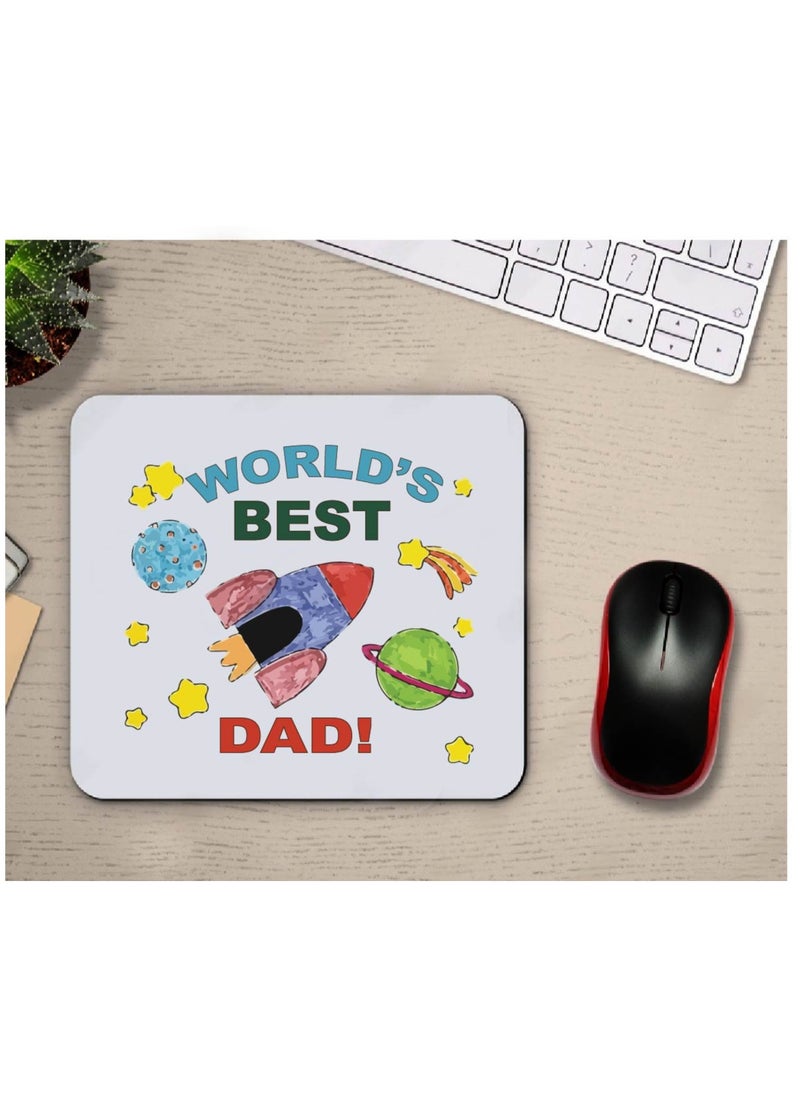 PRINTSHOP4ME Father's Day Mouse Pad - Father's Day Mouse Pad with Shortcut Reference Guide for Mac OS, Windows - Father's Day Design Printed Mouse Pad for PC, Laptop, Gaming - Gift for Father's Day  - Image 2