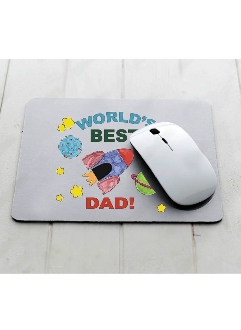 PRINTSHOP4ME Father's Day Mouse Pad - Father's Day Mouse Pad with Shortcut Reference Guide for Mac OS, Windows - Father's Day Design Printed Mouse Pad for PC, Laptop, Gaming - Gift for Father's Day  - Image 4