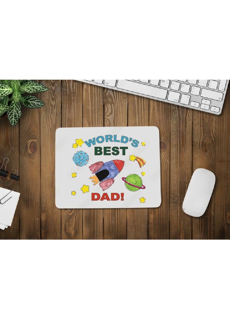 PRINTSHOP4ME Father's Day Mouse Pad - Father's Day Mouse Pad with Shortcut Reference Guide for Mac OS, Windows - Father's Day Design Printed Mouse Pad for PC, Laptop, Gaming - Gift for Father's Day  - Image 3