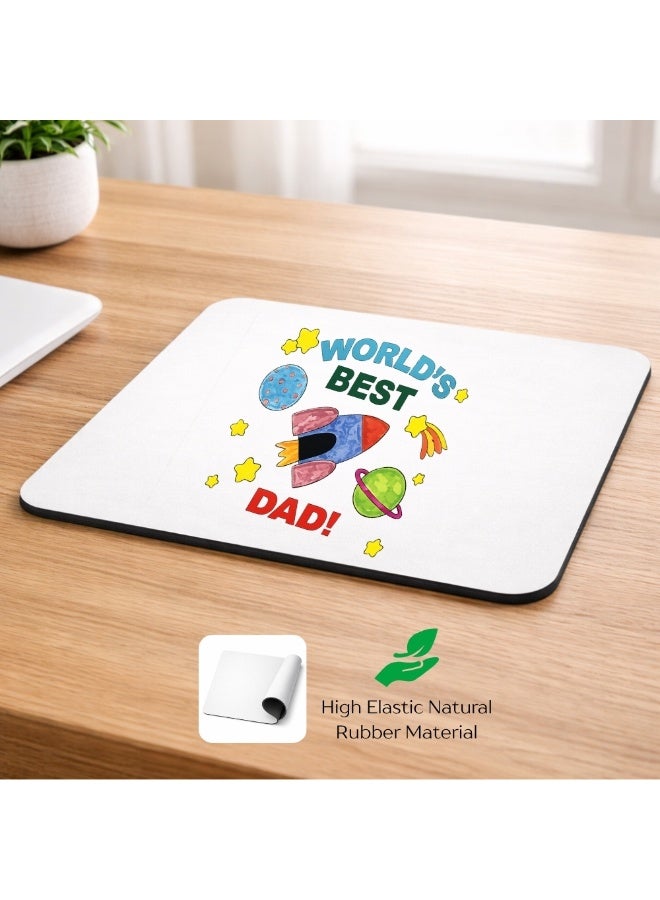 PRINTSHOP4ME Father's Day Mouse Pad - Father's Day Mouse Pad with Shortcut Reference Guide for Mac OS, Windows - Father's Day Design Printed Mouse Pad for PC, Laptop, Gaming - Gift for Father's Day - Image 5