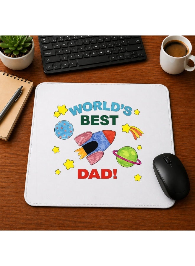 PRINTSHOP4ME Father's Day Mouse Pad - Father's Day Mouse Pad with Shortcut Reference Guide for Mac OS, Windows - Father's Day Design Printed Mouse Pad for PC, Laptop, Gaming - Gift for Father's Day - Image 3
