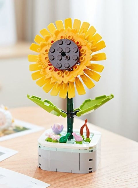 FLOWER Flower Bouquet Building Blocks, Flower Artificial Flower