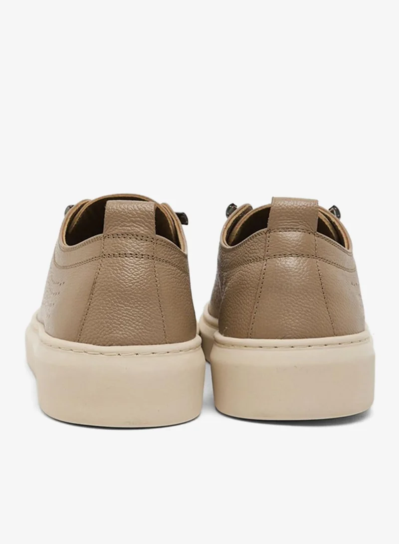 Hush Puppies  Hush Puppies Mens HPM-ROJAK3-BEIGE Casual Lace Up Perforated Sneaker , Beige for Men | Best Price UAE