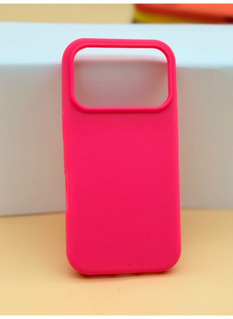 Cat - Cot غطاء سيليكون لآيفون 17 برو - وردي - Image 3