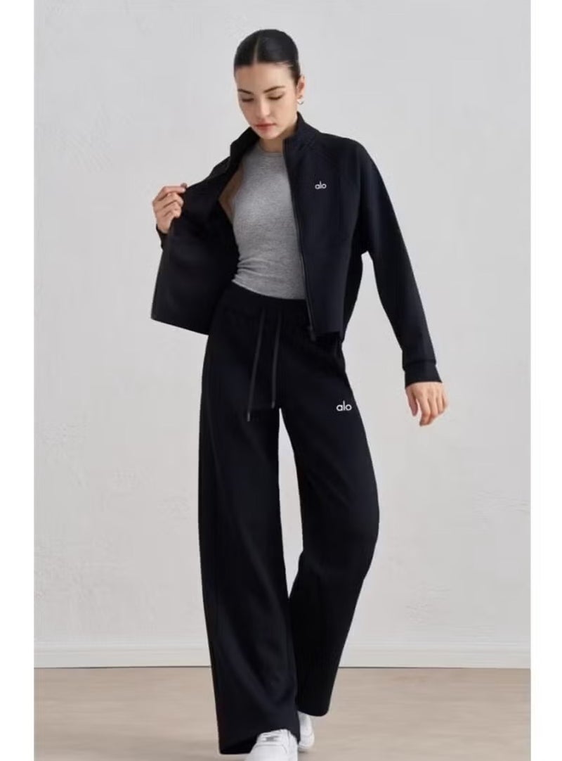 ألو يوغا ALO YOGA Women's Wide Leg Pants - Casual Sweatpants - Image 2