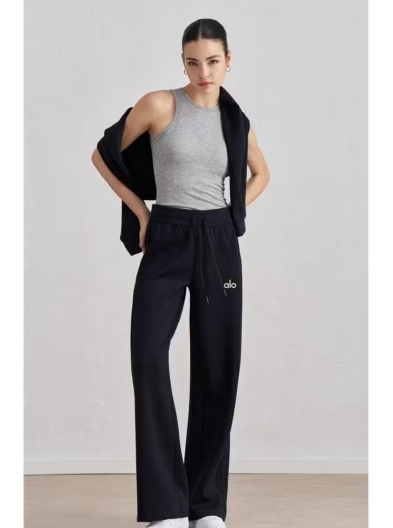 ألو يوغا ALO YOGA Women's Wide Leg Pants - Casual Sweatpants - Image 3