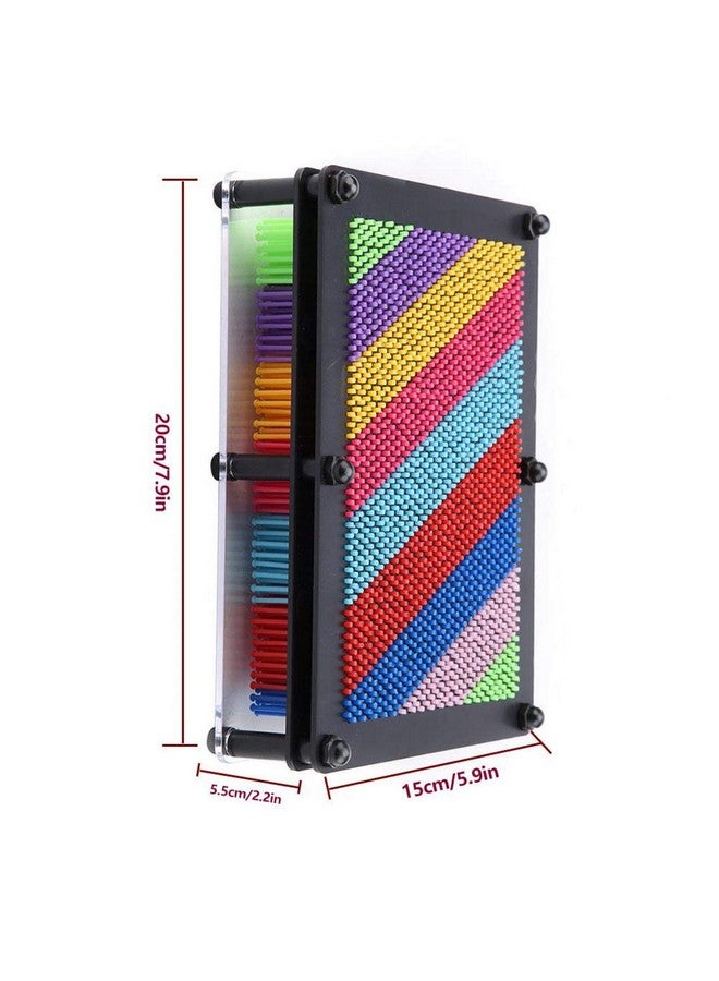 Voluxe Pin Art Board, Pin Art Toy, Art Toy 3D Pin Art Great Tactile For Office Home, Black Large - Image 3