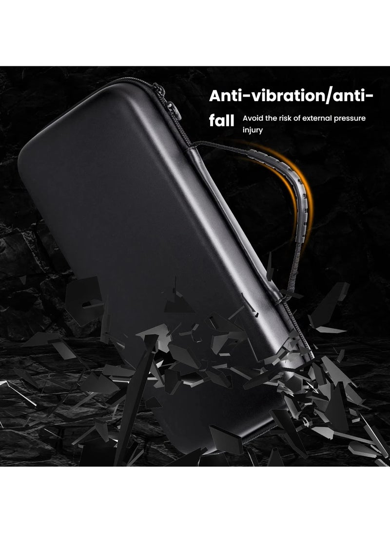 عام "حافظة سفر لجهاز AYANEO Pocket S | مصنوعة من مادة EVA الجلدية المقاومة للماء والصدمات | بتصميم حماية مُجزّء + خفيف الحمل للسفر" - Image 2