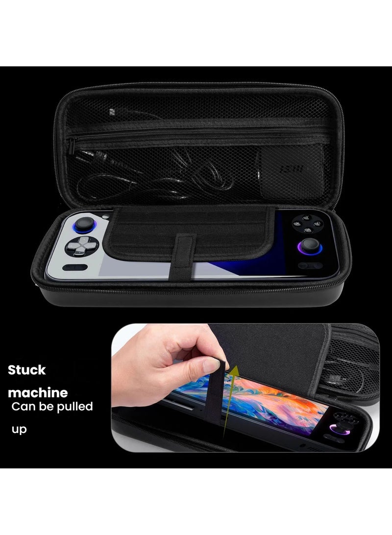 عام "حافظة سفر لجهاز AYANEO Pocket S | مصنوعة من مادة EVA الجلدية المقاومة للماء والصدمات | بتصميم حماية مُجزّء + خفيف الحمل للسفر" - Image 3