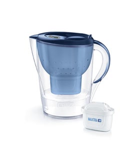 BRITA BRITA Marella XL German Made Water Filter Jug 3.5 L Blue | Powerful Filtration with MicroFlow Technology | Activated Micro Carbon Pearls for Fresh and Enriched Taste of Water  - Image 1