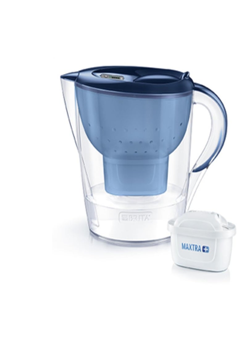 BRITA BRITA Marella XL German Made Water Filter Jug 3.5 L Blue | Powerful Filtration with MicroFlow Technology | Activated Micro Carbon Pearls for Fresh and Enriched Taste of Water  - Image 1