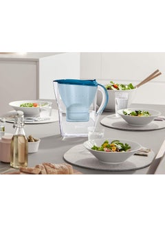 BRITA BRITA Marella XL German Made Water Filter Jug 3.5 L Blue | Powerful Filtration with MicroFlow Technology | Activated Micro Carbon Pearls for Fresh and Enriched Taste of Water  - Image 5