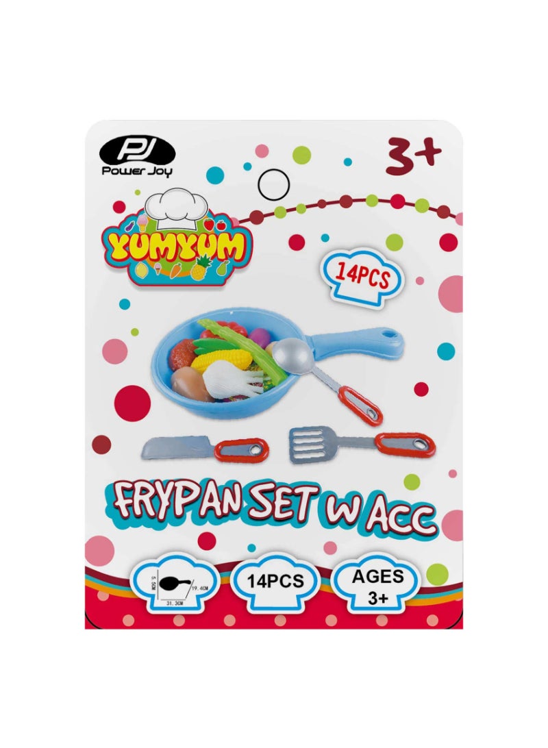 Power Joy Yumyum Frypan Playset NF591-26 Multicolour Pack of 13