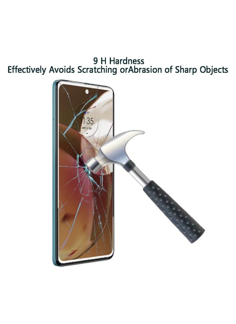 vesus Screen Protector compatible with Huawei P50 Pro Tempered Glass, 3D Curved Full Glue - Image 4