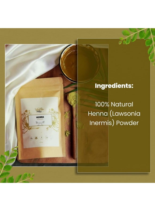 Vriksha Veda Henna Powder | 100% Natural Rajasthani Henna (Mehandi Powder) | Natural Hair Dye (100) - Image 3