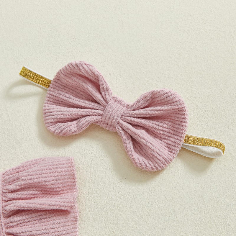 Ayalinggo Easter Baby Girl Outfit My First Easter Bunny Bubble Romper Ruffle Pompom Onesie Newborn Easter Clothes Summer (Pink bunny, 0-3 Months) - Image 5