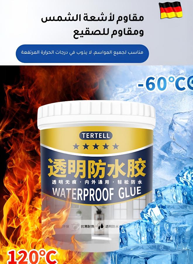 Transparent Waterproof Sealant for Kitchens, Bathrooms, Windows, Roofs & Walls - UV & Frost Resistant, Strong Adhesion, Eco-Friendly - Image 2