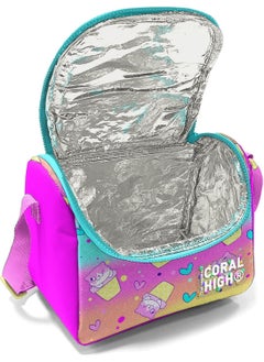 CORAL HIGH Kids Colorful Ice Cream Cat Patterned Thermo Lunchbox 11881  - Image 5