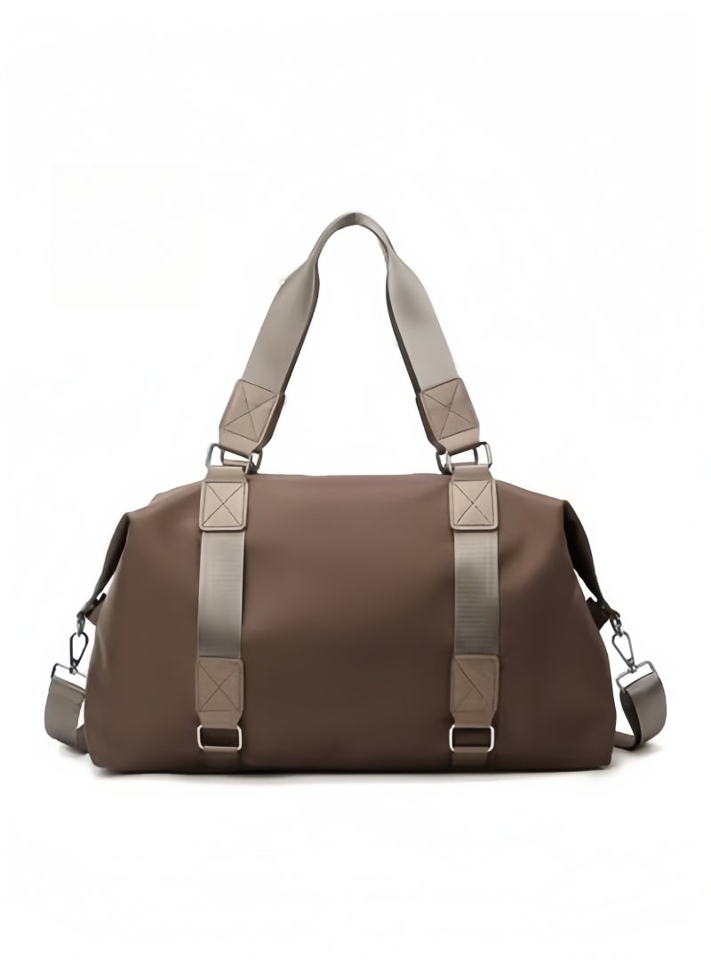 KUYING A  yoga fitness bag hand-held training yoga bag women's wet and dry separation large capacity business trip duffel bag short distance