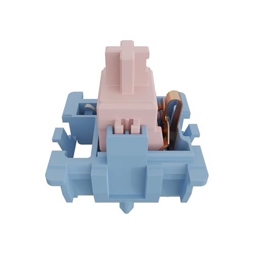 GATERON Melodic Keyboard Switches, Clicky RGB LED 5 Pin Factory Pre-lubed 60gf Key Switches for MX Mechanical Keyboard(35PCS) - Image 4