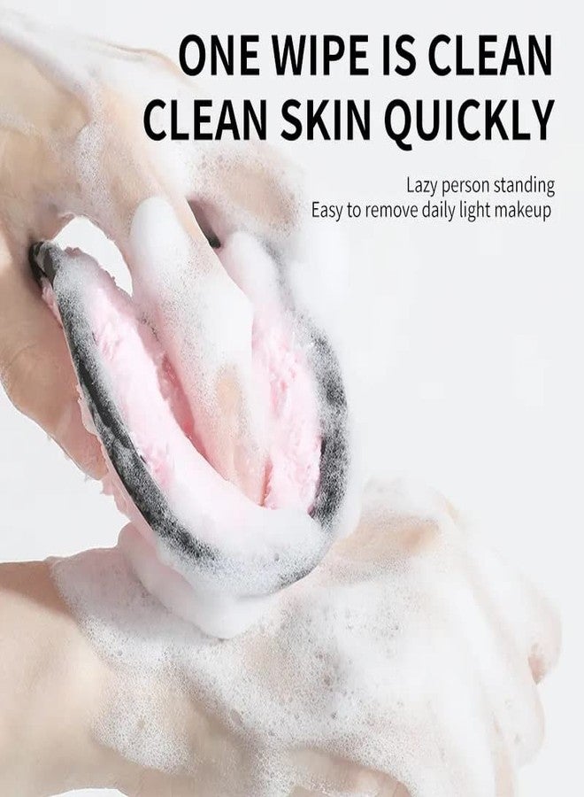 MobFest® Double-Sided Microfiber Facial Deep Cleansing Pads | Reusable Eye Makeup Removal Washable Round Wipes | Safe For All Skin Types | Pack of 1 (1) - Image 3