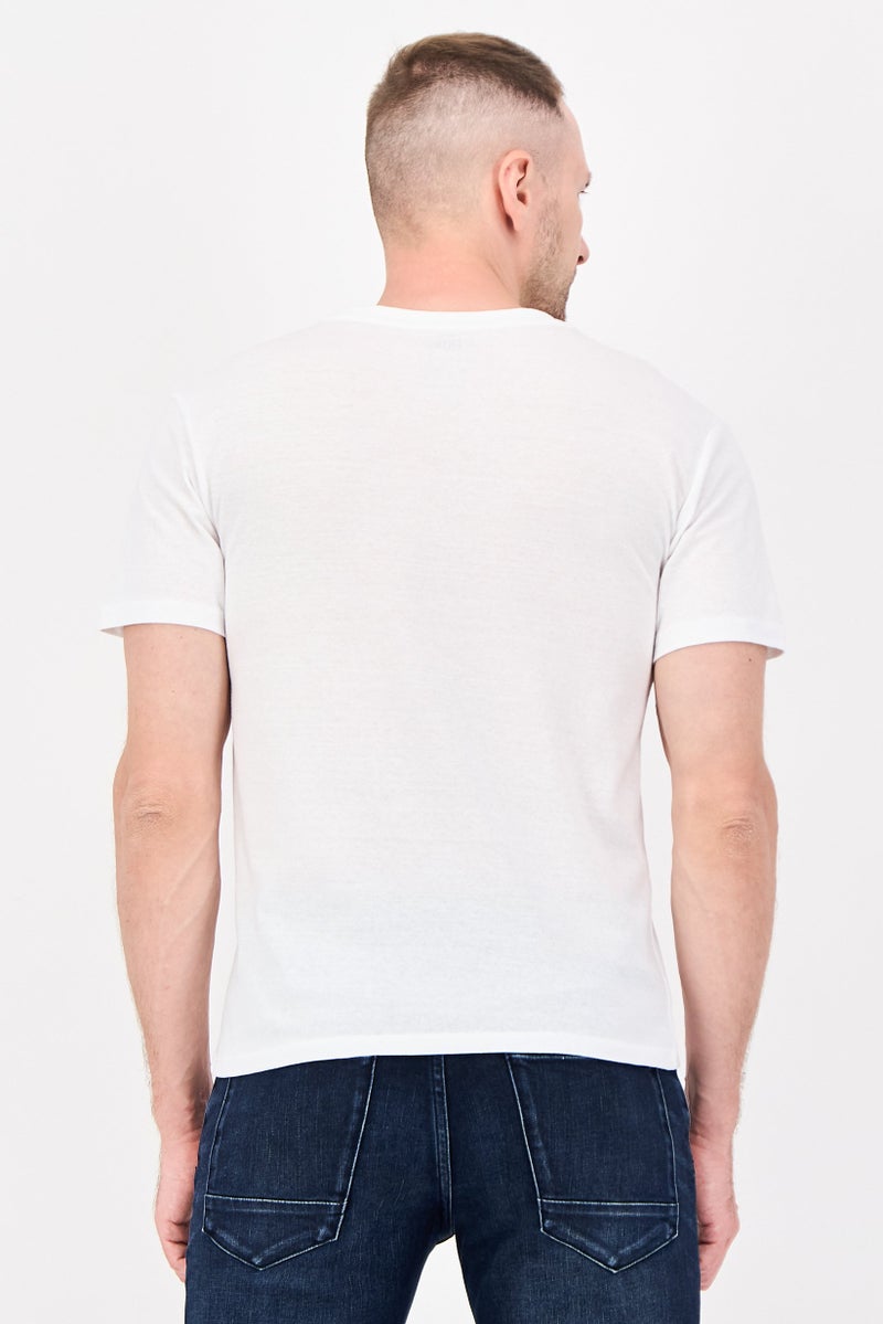 Frye Men Crew Neck Short Sleeve Brand Logo T-Shirt, Multicolor - Image 3