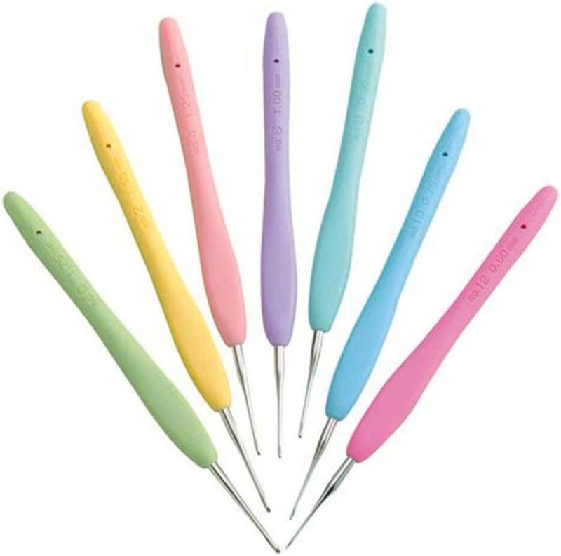 1223 Amour Steel Crochet Hook No. 6, 1.00mm , Purple