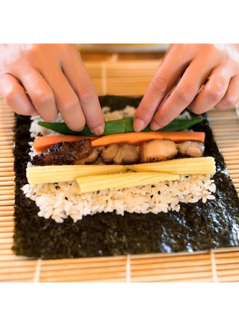 LIMOS 9-Piece Sushi Making Kit – DIY Bamboo Sushi Roller Set with 2 Mats, Rice Spreader, Spoon & 5 Pairs Chopsticks – Complete Sushi Kit for Beginners, Home Cooking, Gifts & Japanese Cuisine Lovers - Image 3