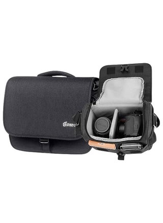 EMB-SS06L Model Eirmai handbag for cameras and photography equipment accommodates 1 camera, 5 lenses, and other accessories. Side pockets for additional items. Made of nylon in gray. - pzsku/ZB8AE1F762FC058C266E8Z/45/_/1708852382/582f4447-651d-4f34-997a-576d78aa123b