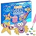 Labeol Arts and Crafts for Kids Ages 812 Creat Your Own GEM Keychains5D Diamond Art by Numbers GEM Art Kits for Kids Girls Toddler Crafts Age 67 68 1012 Ocean - Image 3