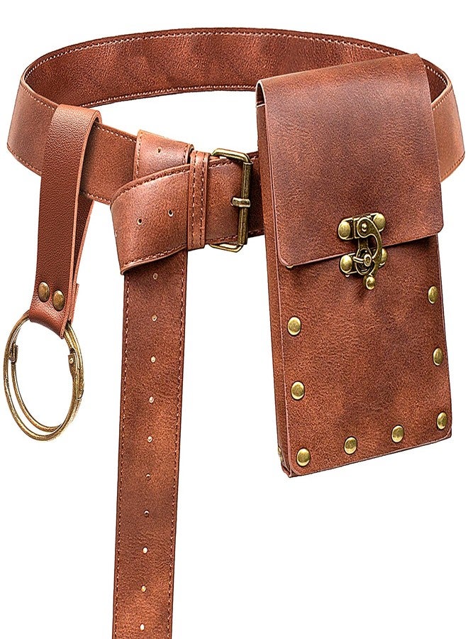 KOTORA Belt Pouch Casual Fanny Pack Phone Holder Steampunk Ren Faire Costume Piece Accessories Festival Cosplay Medieval Waist Bag - Image 1