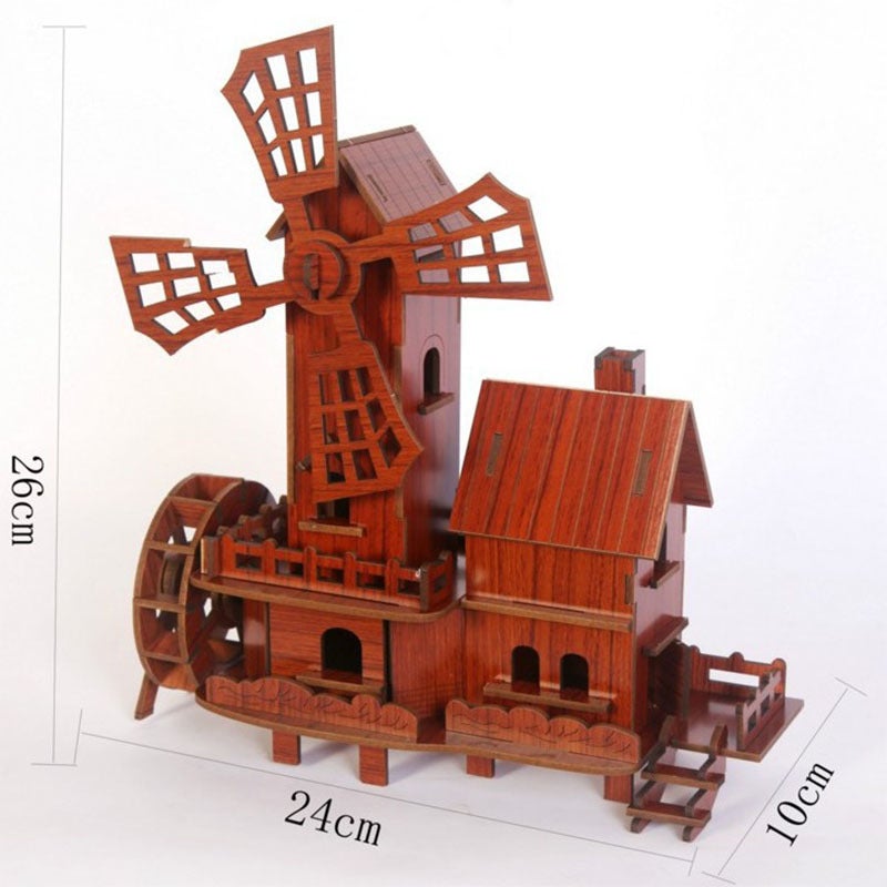 Sen Breathing Wind And Water Laser Cutting 3D Smart Assembled Model Diy Toys - Image 4